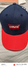 Levi's李维斯儿童帽子刺绣logo镂空鸭舌帽夏季男女童棒球帽潮 深靛蓝 8/20【建议头围54-56cm】 实拍图