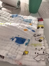 纱布6层加厚27*27cm婴儿毛巾超软吸水泡泡纱幼儿口水巾擦嘴擦手巾 随机色 5条 25g 实拍图
