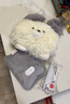 北极绒（Bejirog）热水袋注水暖手宝充电女生暖宝宝暖水袋暖手袋暖脚大姨妈神器灰白 实拍图