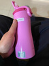 乐扣乐扣（LOCK&LOCK）儿童保温杯316L不锈钢幼儿园宝宝吸管杯子小学生水壶450ML粉色 实拍图