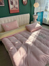 苏萱少女心KT猫牛奶绒床上四件套冬季加厚珊瑚绒被套床单人儿童三件套 天使Kitty猫-桃粉芝士黄 1.8m 床单款 四件套-被套200x230cm 实拍图