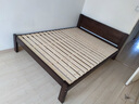 子航（ZH）床实木床橡胶木双人床1.8米x2米卧室家用单人床1.5米x2米主卧大床 浅咖色(单床) 1500mm*2000mm 实拍图