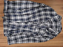 Foss Phil格子长袖衬衫男春夏季港风休闲薄款衬衣外套C2158藏青格3XL 实拍图