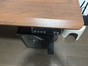 木藝生转角双电机电动升降电脑桌家用办公双人L型桌子工作台拐角书桌 【双电机3节】整板左拐角胡桃色 覆膜板材 1.4*1.1M(升级加强版收纳横梁) 实拍图