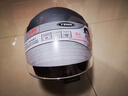 野马（YEMA）电动车头盔女士四季通用电瓶车半盔电瓶车成人可爱国标安全帽 亚黑字母-透明镜+防雾贴片 均码 实拍图