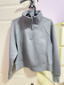 蕉内（Bananain）【刘浩存同款】非常服503Relax女士半拉链卫衣显瘦洋气秋冬外套 【刘浩存同款】中麻灰 S 实拍图
