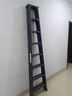 创硕 梯子工程梯货梯爬梯仓库梯人字梯梯架 八步梯-雅典黑加强加固款 实拍图