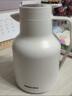 康巴赫（KBH） 保温壶家用1.5L大容量热水瓶玻璃内胆保温瓶便携暖水壶 白色  1.5L 实拍图
