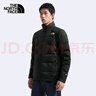 The North Face北面冲锋衣男户外保暖羽绒内胆三合一冲锋外套81QS 黑色/JK3 M 实拍图