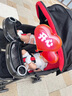 宝宝好双胞胎婴儿推车轻便可坐可躺高景观万向0-3岁宝宝新生儿推车 红色赠蚊帐 实拍图