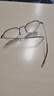 明月镜片 眼镜近视女修颜时尚钛架配镜防蓝光护目高清定制眼镜框36055 镜框+1.60明月日常通用镜片 实拍图