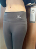 九分鲨鱼裤女外穿春秋季高腰收腹紧身裤瑜伽打底裤 灰色/鲨鱼裤【常规款】 XL【140-160斤】 实拍图