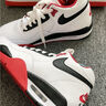 耐克男子轻便运动鞋冬季缓震经典时尚NIKE FLIGHT LEGACY BQ4212 100白/黑-大学红 41 实拍图