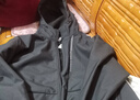 361°运动外套男装秋冬季新款梭织加绒防风雨保暖舒适冲锋运动夹克女 超级黑 3XL 实拍图