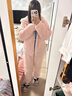 蕉内绒绒506H睡衣男女士卫衣版可外出家居服套装羊羔绒加厚秋冬季保暖 【女士】粉盐 XL 实拍图