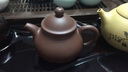 一茗金砂 宜兴紫砂壶茶壶 吴海良手工壶原矿黑墩头老紫泥壶160CC小品潘壶 实拍图
