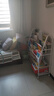 全品屋书架儿童书桌落地一体靠墙绘本架置物架移动书柜简易宝宝玩具收纳 【90CM】4书架+2收纳架+6收纳盒 实拍图