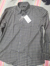 BLACKMONDAY【易打理】格子衬衫男士长袖春秋季商务抗皱免烫休闲衬衣 实拍图