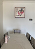 紫腾随轩齐白石装饰画新中式客厅背景墙面挂画卧室饭厅餐厅水墨虾壁画 寿桃A款 70*70cm红木色实木框 实拍图