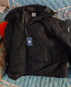Gap男装徽章logo抽绳立领连帽羽绒服纯色外套677652 黑色 M (170/92A) 亚洲尺码 实拍图