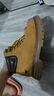 骆驼（CAMEL）休闲增高厚底户外工装男士大黄靴 G13W076024R 沙漠黄/咖啡 40 实拍图