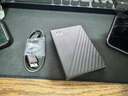 西部数据（WD） 2t移动硬盘1t便携外置存储2.5英寸USB3.0兼容mac 稳定耐用 4t5t大容量 外接机械 高速大U盘 升级加密款2TB（WDBYVG0020BBK） 【标配】原厂数据线+硬盘 实拍图