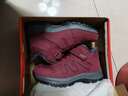 步步快足力健老人鞋女冬季棉鞋防滑加绒保暖中老年健步鞋加厚妈妈休闲鞋 9009大棉女款枣红 40 (250mm) 实拍图