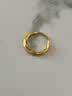 中国黄金（CHINA GOLD）黄金耳钉女士莫比乌斯耳环耳饰足金耳圈七夕情人节生日礼物送女友 莫比乌斯耳环一对 约1g【品牌礼盒】 实拍图