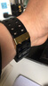 PENC IWATCH适配卡西欧黑金手表GA110/120表带g-shock 700冰韧透明替换原装GD 亮面黑-原版表带金扣-钢化膜2片 实拍图
