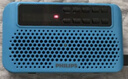 飞利浦（PHILIPS）SBM120 FM收音机插卡音箱 老年人随身听唱戏机音乐播放器 半导体调频可插TF卡U盘蓝色 实拍图