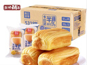 盐津铺子憨豆爸爸卡仕达半面包早餐代餐手撕面包休闲零食袋装小面包小包装 原味1000g 实拍图