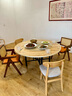 拜浦实木餐桌家用小户型农村吃饭圆桌子带转盘折叠10人15人简易大排档 【杉木】创意圆桌+转盘+桌腿 1.4米 【适用10-11人】送货上门 实拍图