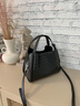 viney牛皮编织水桶包包女包新款斜挎包生日生日新年礼物送女友老婆 【黑色】高档实用轻奢单肩包 时尚品牌百搭休闲手提包 实拍图