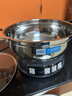扬子电热锅多功能家用电炒菜炒锅一体大容量不锈钢电锅蒸煮炖电火锅多用途炒锅 内径34cm无笼【2100W四灯6-9人】 实拍图