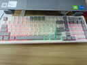 银雕K800PRO 98键有线薄膜键盘 RGB混光双拼键帽 机械手感男生女生通用高颜值游戏办公键盘 清月灰色 实拍图