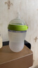 可么多么奶瓶新生婴儿宽口径硅胶防胀气宝宝奶瓶仿母乳奶瓶 绿色 250ml 实拍图
