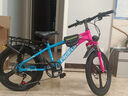 飞鸽儿童自行车6-8-10-12岁青少年自行车学生12到18岁变速山地自行车 变速+一体轮+渐变青+后座挎包 20寸【适合身高130cm-155cm】 实拍图