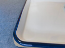 津都加厚搪瓷盘搪瓷托盘搪瓷方盘实验室托盘化工盘消毒盘实验室托盘 18×24×3.实验室专用（加厚） 实拍图