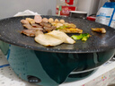电烤盘烤肉锅烤肉盘烤肠机电烧烤炉家用烤肉盘室内外卖烧烤盘一体锅不粘锅 墨绿色电烤盘30cm 实拍图