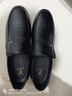 YRC意尔康男鞋秋季真皮商务正装休闲皮鞋男士软底防滑中老年爸爸鞋子 黑色Y-8855【四季款】 45 (275mm) 实拍图