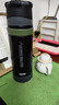 膳魔师（THERMOS）新款保温杯FFX-900户外登山保温大容量男女士运动水杯不锈钢 磨砂黑配杯套 750ml 实拍图