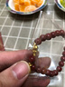 【新春吉庆】手链葫芦手串送女友高颜值新年礼物饰品生日礼物 朱砂采莲手链8mm 实拍图