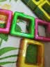 千曼6.5cm纯磁力片散片补充装积木儿童益智玩具正方形磁性吸铁石贴片 大号6.5cm正方形 实拍图