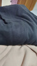 巴克龙（bakeLong）280克高克重秋冬季长袖T恤男打底衫大码男装德绒抗菌保暖 黑色 5XL 实拍图