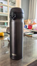 膳魔师（THERMOS）钛杯Ti保温杯钛杯子纯钛内外胆男女超轻便携保温大容量TCTG-500ml 炫酷黑 500ml 实拍图