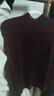 深呼吸DEEP BREATH女装可机洗纯羊毛打底针织衫女A300962 酒红 M (3) 实拍图