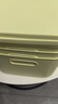星优桌面杂物收纳盒带盖塑料零食整理筐抽屉玩具篮化妆品储物收纳箱 【带盖】果黄 高款大号 实拍图