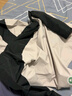 骆驼（CAMEL）硬壳锋衣男2025新款秋冬单层加绒防泼中性复古运动登山服女 C34CW04626A，黑/水雾灰 ，中性 XL 实拍图