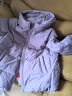 坦博尔羽绒服女短款秋冬连帽宽松保暖女士外套厚TD236356 芝袊紫 190  实拍图