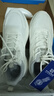 回力女鞋运动鞋女2025冬季新款官方小白鞋子女百搭休闲软底轻便跑步鞋 白灰【皮面款】 38 (240mm) 标准尺码，正常拍 实拍图